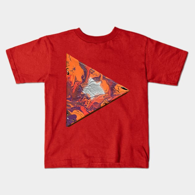 play button Kids T-Shirt by swiga